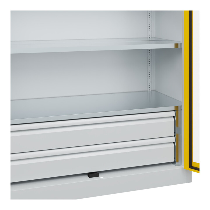 C+P Armoire à charges lourdes Acurado Pro 1950 x 1200 x 500 mm 7035/1023