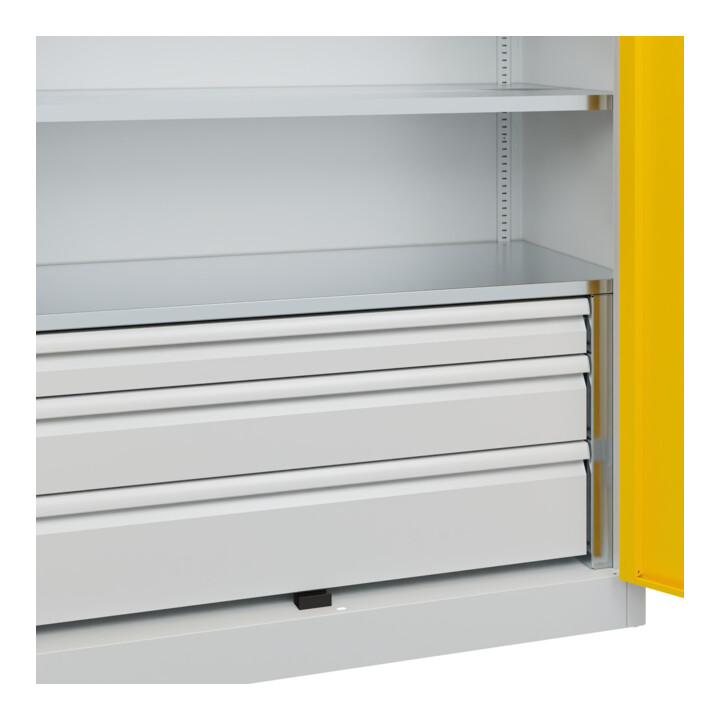 C+P Armoire à charges lourdes Acurado Pro 1950 x 1200 x 500 mm 7035/1023