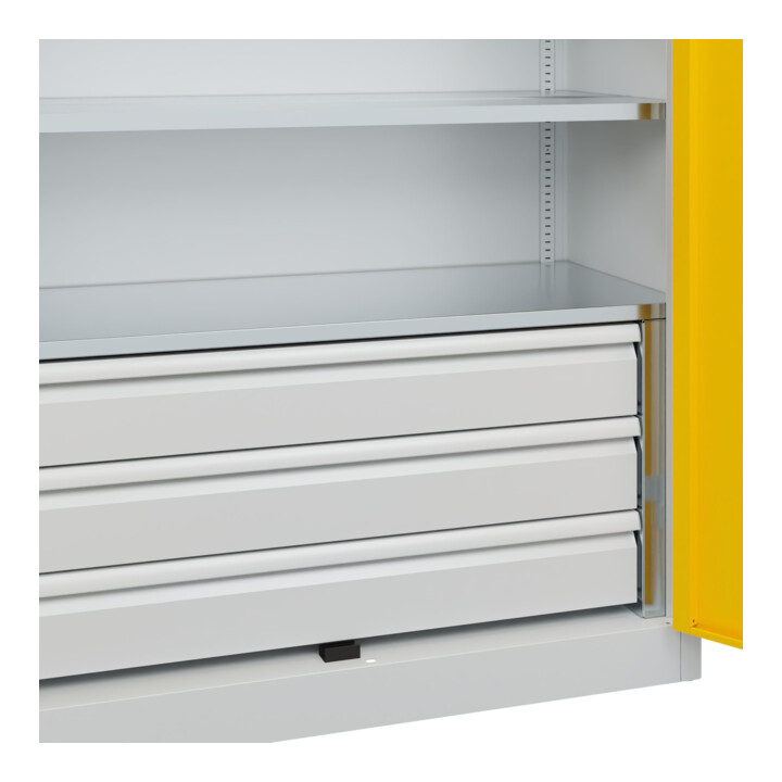 C+P Armoire à charges lourdes Acurado Pro 1950 x 1200 x 500 mm 7035/1023