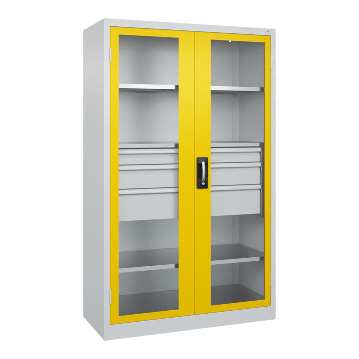 C+P Armoire à charges lourdes Acurado Pro 1950 x 1200 x 500 mm 7035/1023