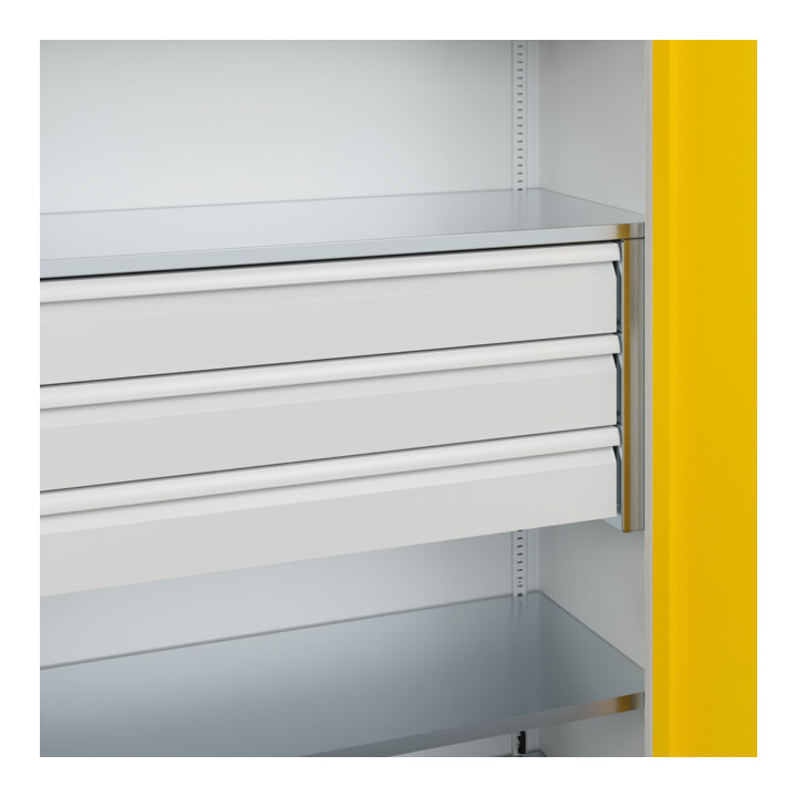 C+P Armoire à charges lourdes Acurado Pro 1950 x 1200 x 500 mm 7035/1023