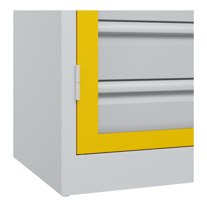 C+P Armoire à charges lourdes Acurado Pro 1950 x 1200 x 500 mm 7035/1023