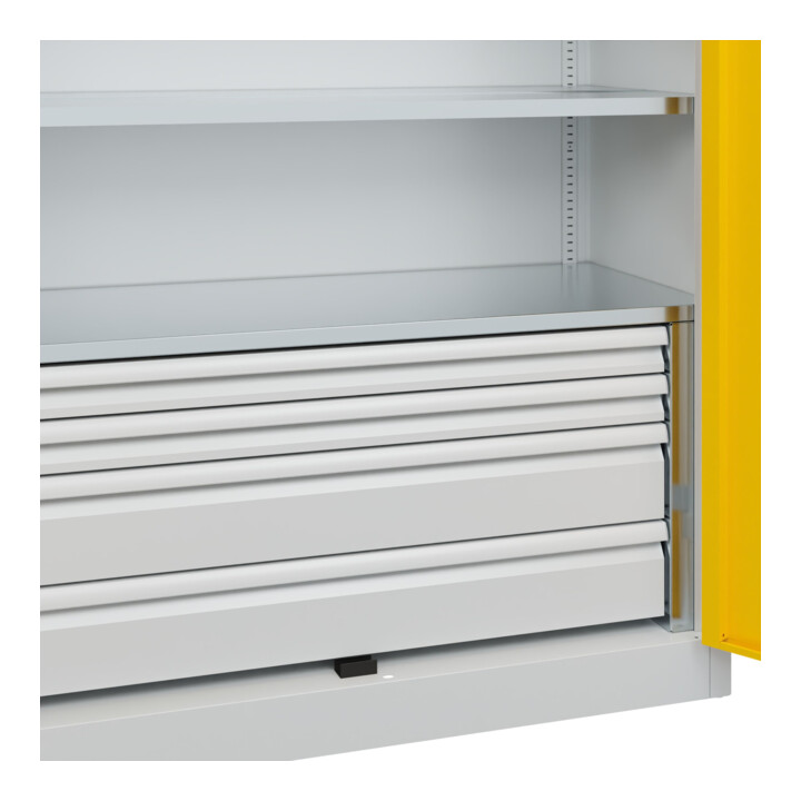 C+P Armoire à charges lourdes Acurado Pro 1950 x 1200 x 500 mm 7035/1023
