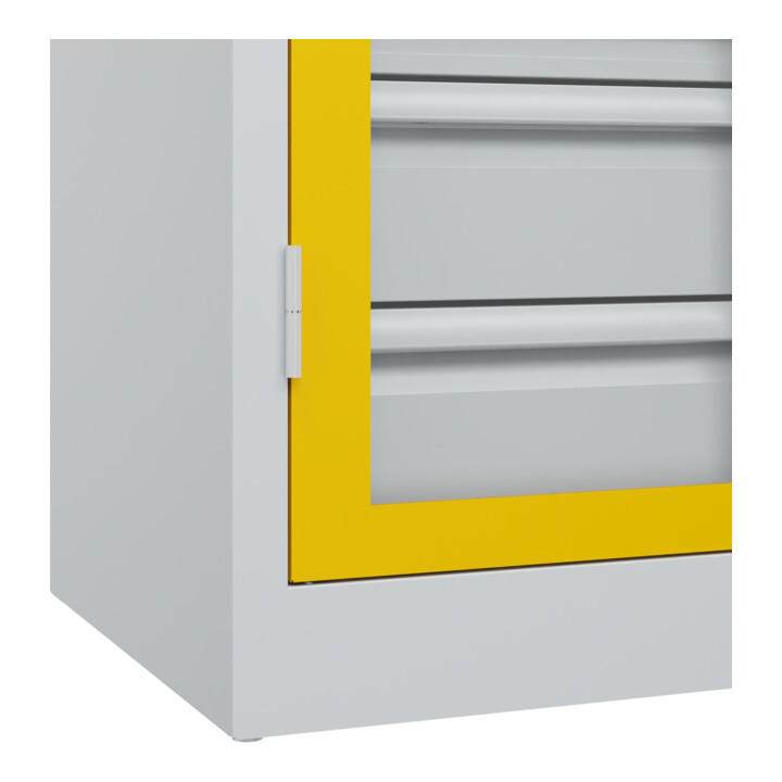 C+P Armoire à charges lourdes Acurado Pro 1950 x 1200 x 500 mm 7035/1023