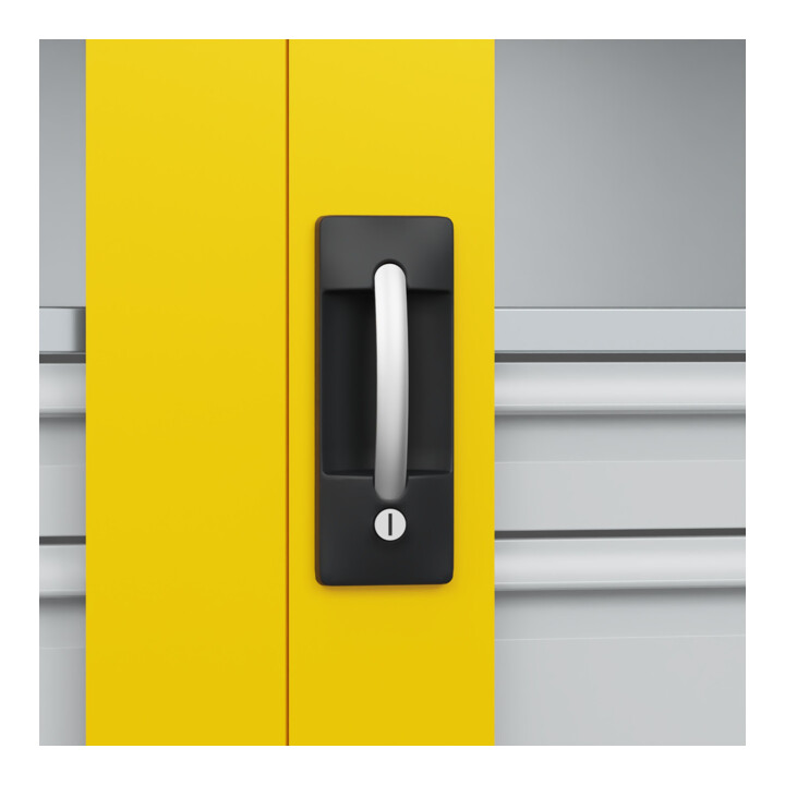 C+P Armoire à charges lourdes Acurado Pro 1950 x 1200 x 500 mm 7035/1023