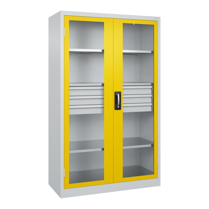 C+P Armoire à charges lourdes Acurado Pro 1950 x 1200 x 500 mm 7035/1023