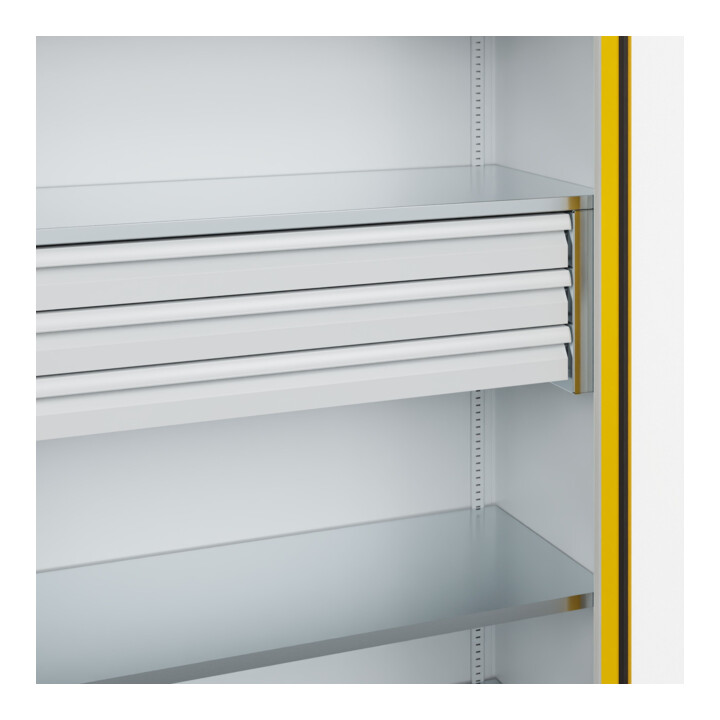 C+P Armoire à charges lourdes Acurado Pro 1950 x 1200 x 500 mm 7035/1023