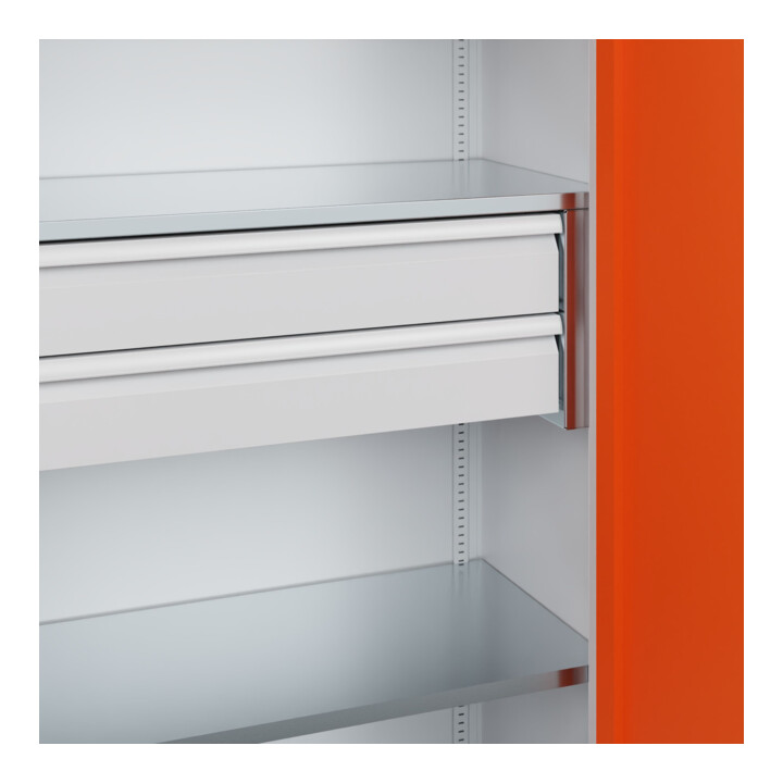 C+P Armoire à charges lourdes Acurado Pro 1950 x 1200 x 500 mm 7035/2004