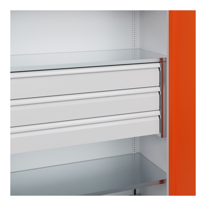 C+P Armoire à charges lourdes Acurado Pro 1950 x 1200 x 500 mm 7035/2004