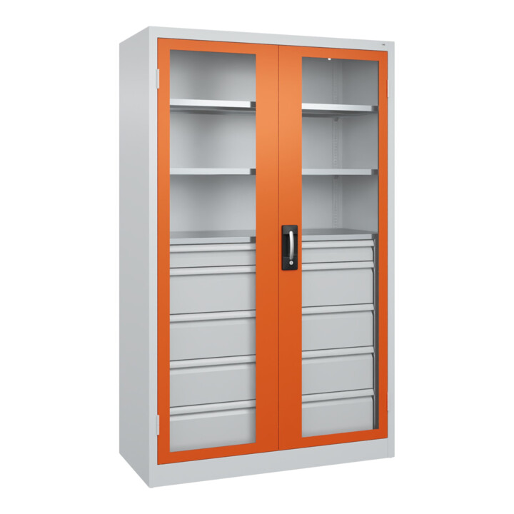 C+P Armoire à charges lourdes Acurado Pro 1950 x 1200 x 500 mm 7035/2004