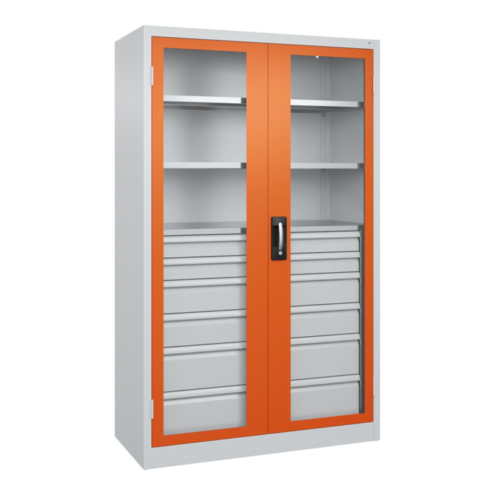 C+P Armoire à charges lourdes Acurado Pro 1950 x 1200 x 500 mm 7035/2004