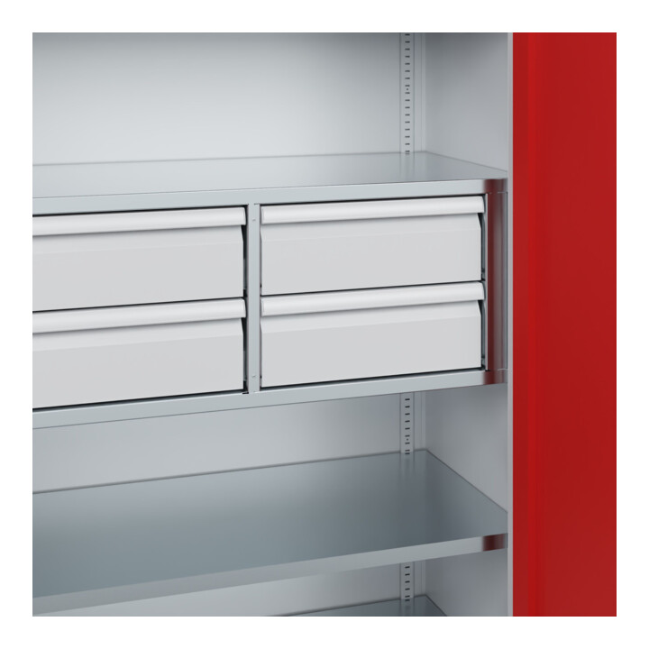 C+P Armoire à charges lourdes Acurado Pro 1950 × 1200 × 500 mm 7035/3000