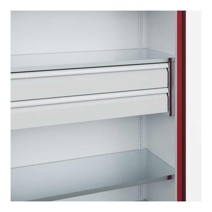 C+P Armoire à charges lourdes Acurado Pro 1950 x 1200 x 500 mm 7035/3003