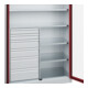 C+P Armoire à charges lourdes Acurado Pro 1950 x 1200 x 500 mm 7035/3003