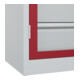 C+P Armoire à charges lourdes Acurado Pro 1950 x 1200 x 500 mm 7035/3003