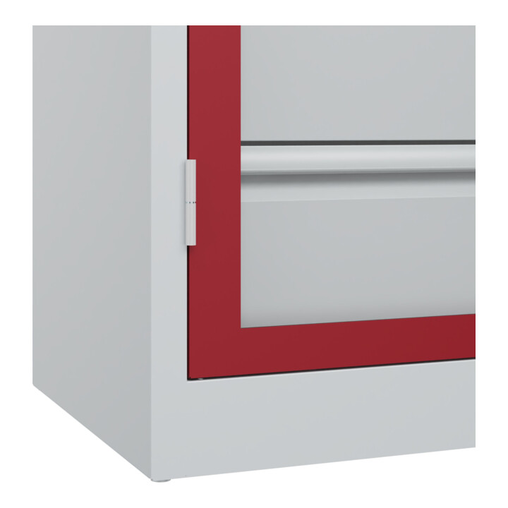 C+P Armoire à charges lourdes Acurado Pro 1950 x 1200 x 500 mm 7035/3003