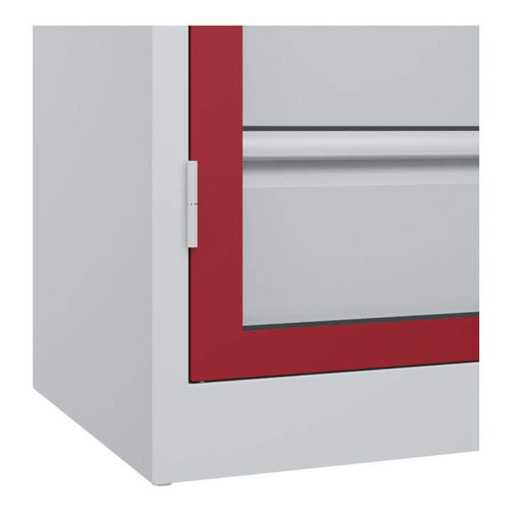 C+P Armoire à charges lourdes Acurado Pro 1950 x 1200 x 500 mm 7035/3003