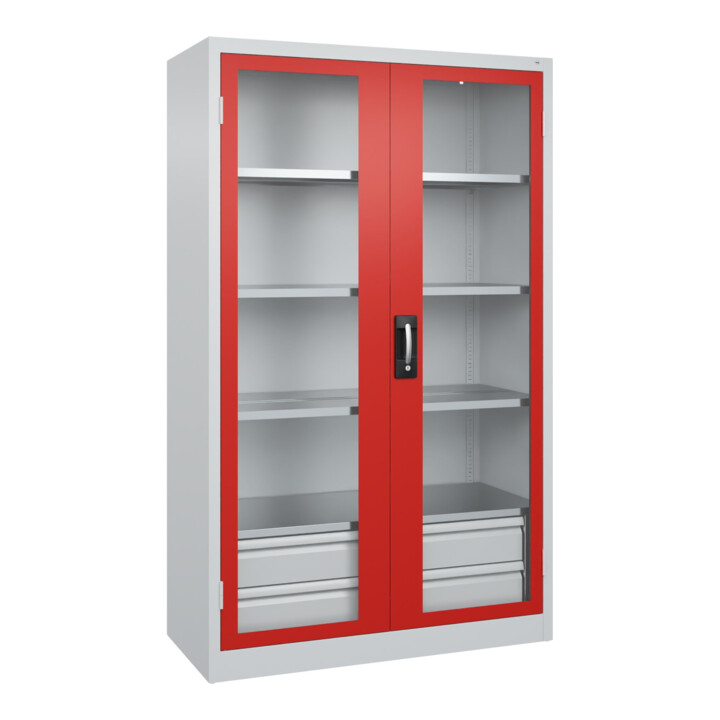 C+P Armoire à charges lourdes Acurado Pro 1950 x 1200 x 500 mm 7035/3020