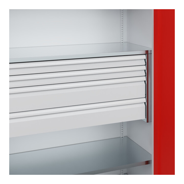 C+P Armoire à charges lourdes Acurado Pro 1950 x 1200 x 500 mm 7035/3020