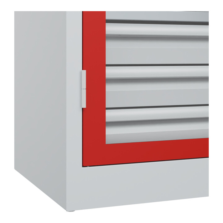 C+P Armoire à charges lourdes Acurado Pro 1950 x 1200 x 500 mm 7035/3020