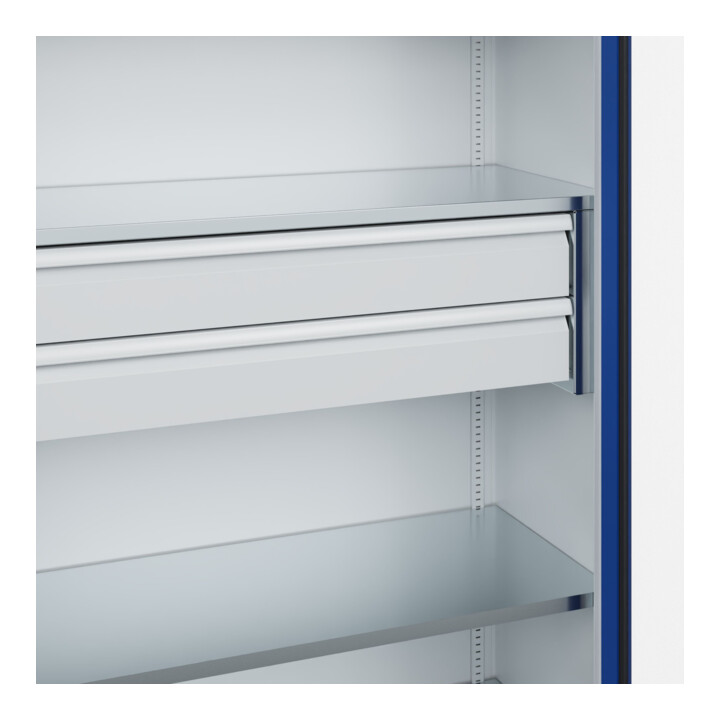 C+P Armoire à charges lourdes Acurado Pro 1950 x 1200 x 500 mm 7035/5010