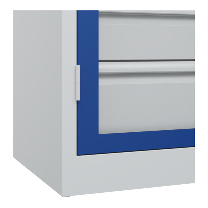 C+P Armoire à charges lourdes Acurado Pro 1950 x 1200 x 500 mm 7035/5010