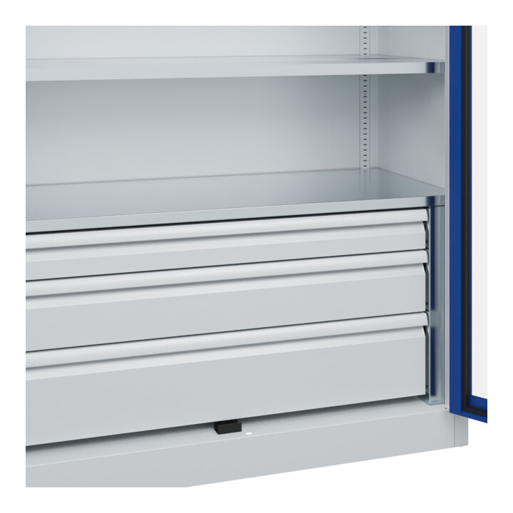 C+P Armoire à charges lourdes Acurado Pro 1950 x 1200 x 500 mm 7035/5010