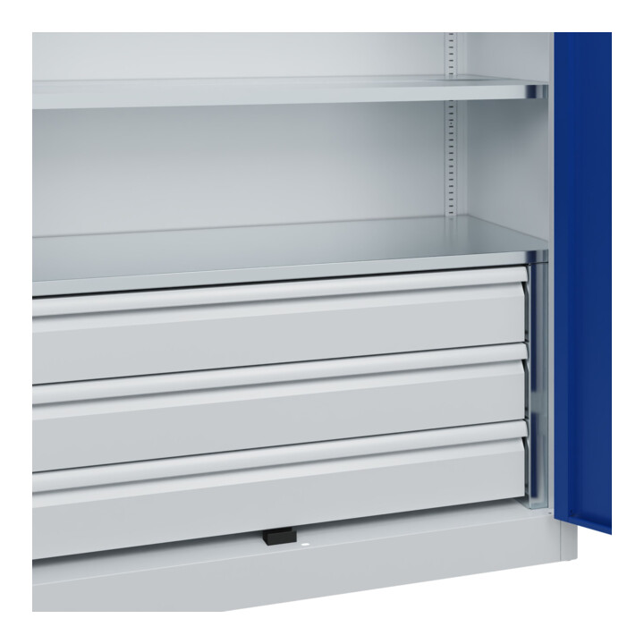C+P Armoire à charges lourdes Acurado Pro 1950 × 1200 × 500 mm 7035/5010