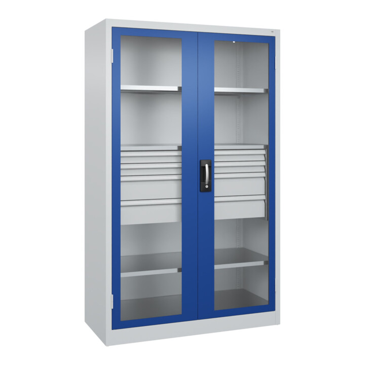 C+P Armoire à charges lourdes Acurado Pro 1950 x 1200 x 500 mm 7035/5010