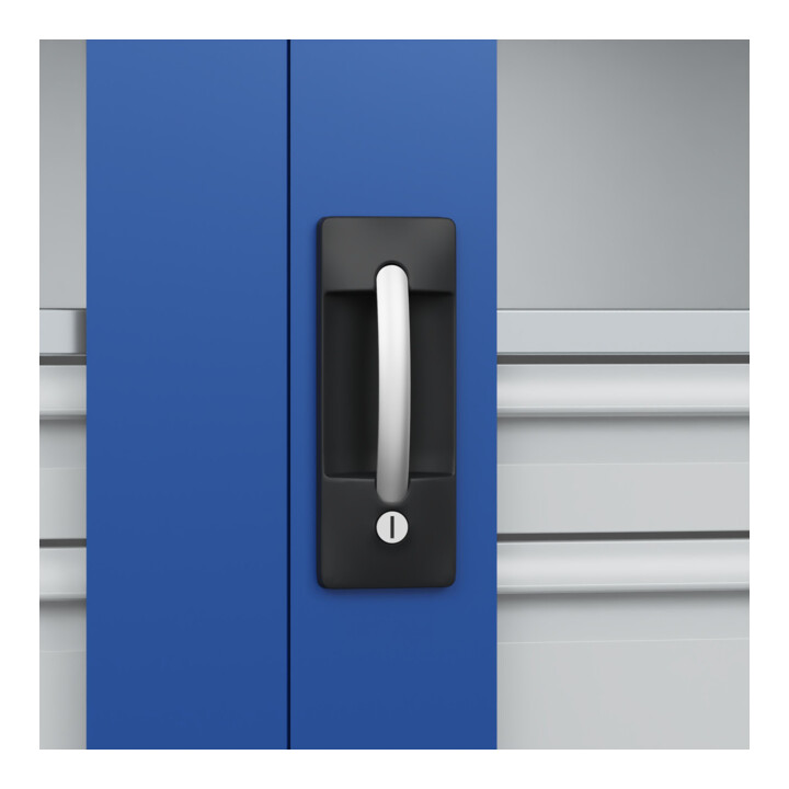 C+P Armoire à charges lourdes Acurado Pro 1950 × 1200 × 500 mm 7035/5010