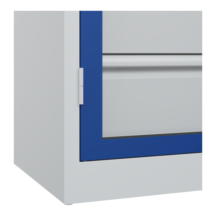 C+P Armoire à charges lourdes Acurado Pro 1950 x 1200 x 500 mm 7035/5010