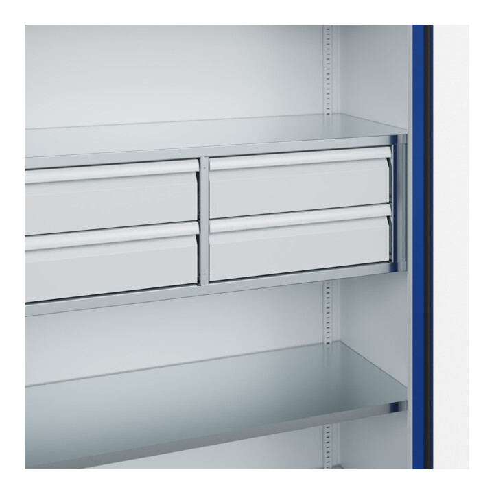 C+P Armoire à charges lourdes Acurado Pro 1950 × 1200 × 500 mm 7035/5010