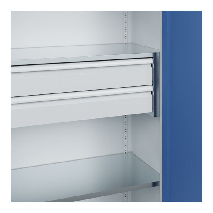 C+P Armoire à charges lourdes Acurado Pro 1950 x 1200 x 500 mm 7035/5012