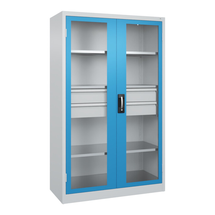 C+P Armoire à charges lourdes Acurado Pro 1950 x 1200 x 500 mm 7035/5012