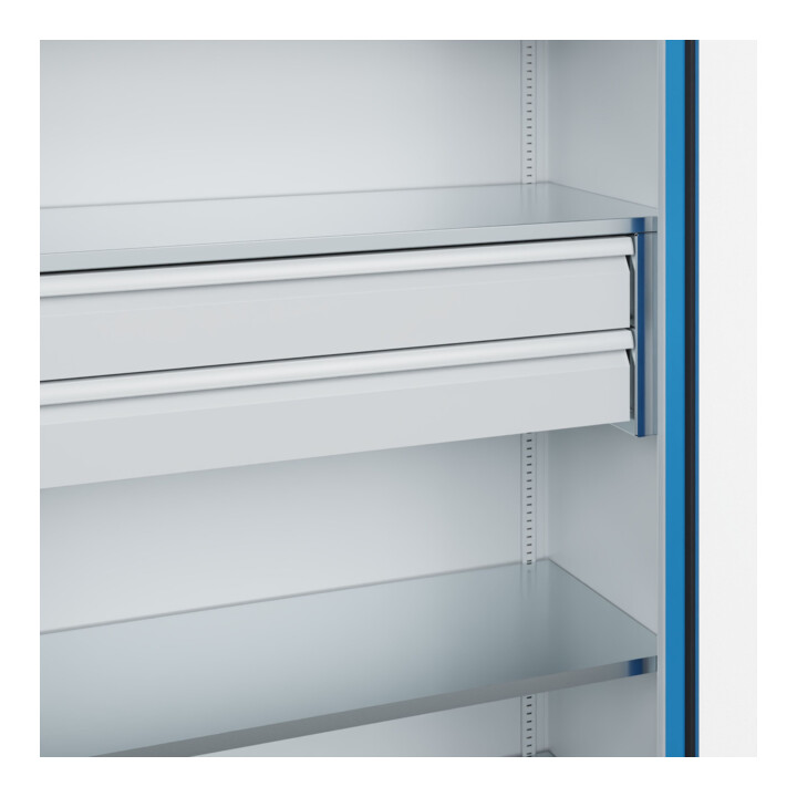 C+P Armoire à charges lourdes Acurado Pro 1950 x 1200 x 500 mm 7035/5012