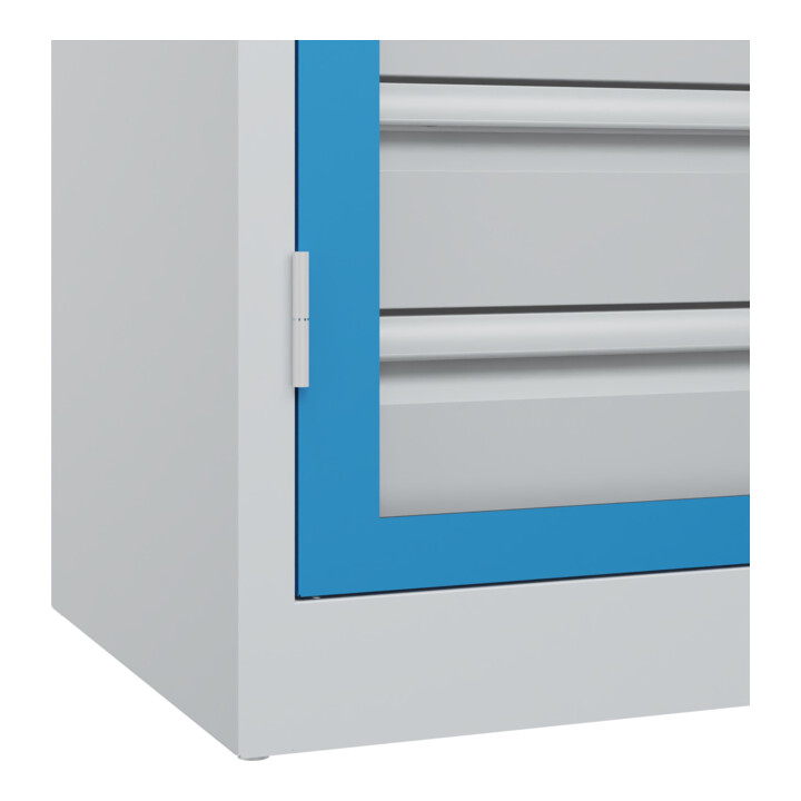 C+P Armoire à charges lourdes Acurado Pro 1950 x 1200 x 500 mm 7035/5012