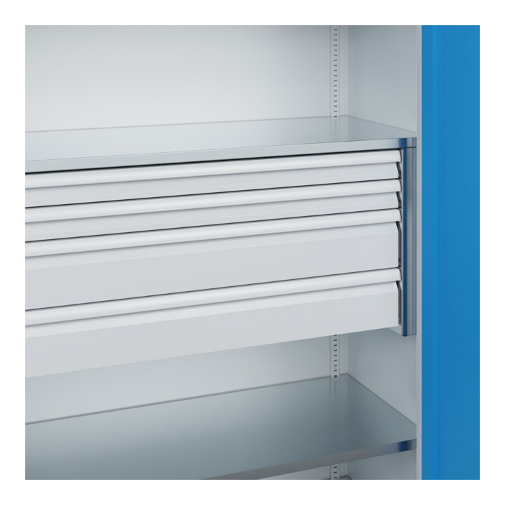 C+P Armoire à charges lourdes Acurado Pro 1950 x 1200 x 500 mm 7035/5012