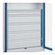 C+P Armoire à charges lourdes Acurado Pro 1950 x 1200 x 500 mm 7035/5012
