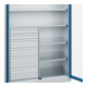 C+P Armoire à charges lourdes Acurado Pro 1950 x 1200 x 500 mm 7035/5012