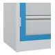 C+P Armoire à charges lourdes Acurado Pro 1950 x 1200 x 500 mm 7035/5012