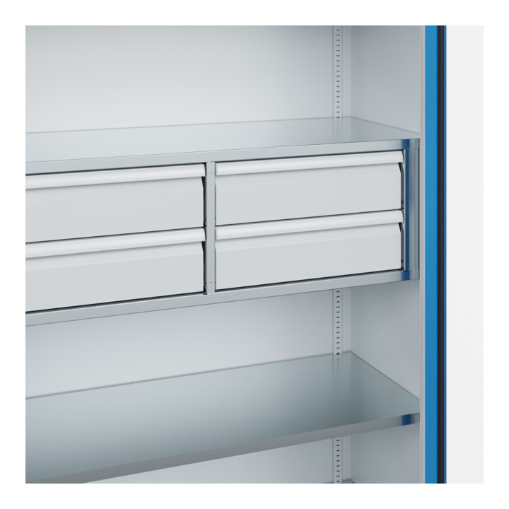 C+P Armoire à charges lourdes Acurado Pro 1950 x 1200 x 500 mm 7035/5012
