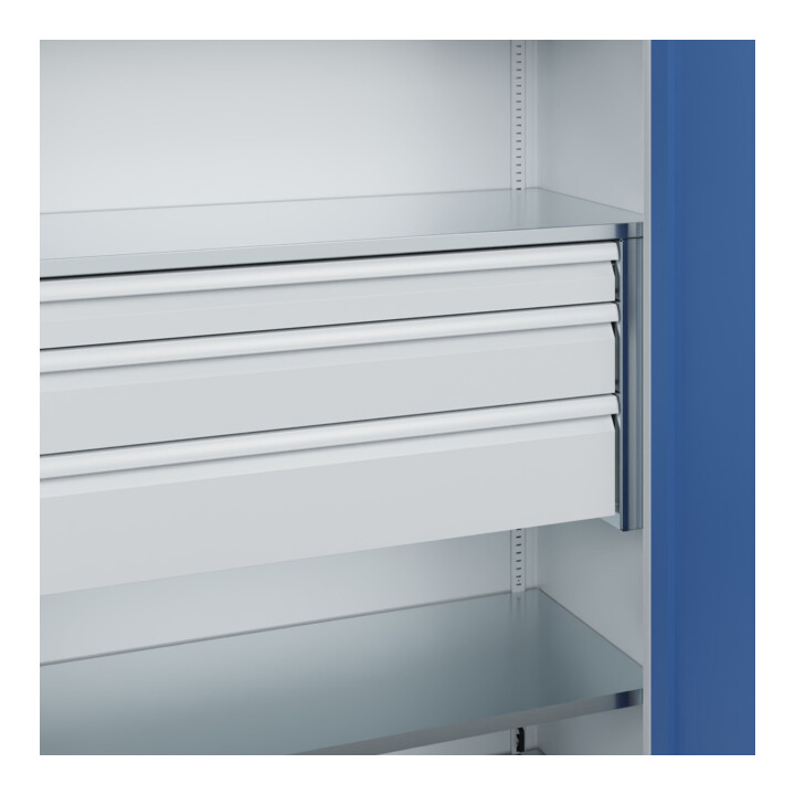 C+P Armoire à charges lourdes Acurado Pro 1950 x 1200 x 500 mm 7035/5023