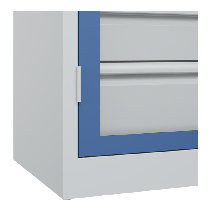 C+P Armoire à charges lourdes Acurado Pro 1950 x 1200 x 500 mm 7035/5023