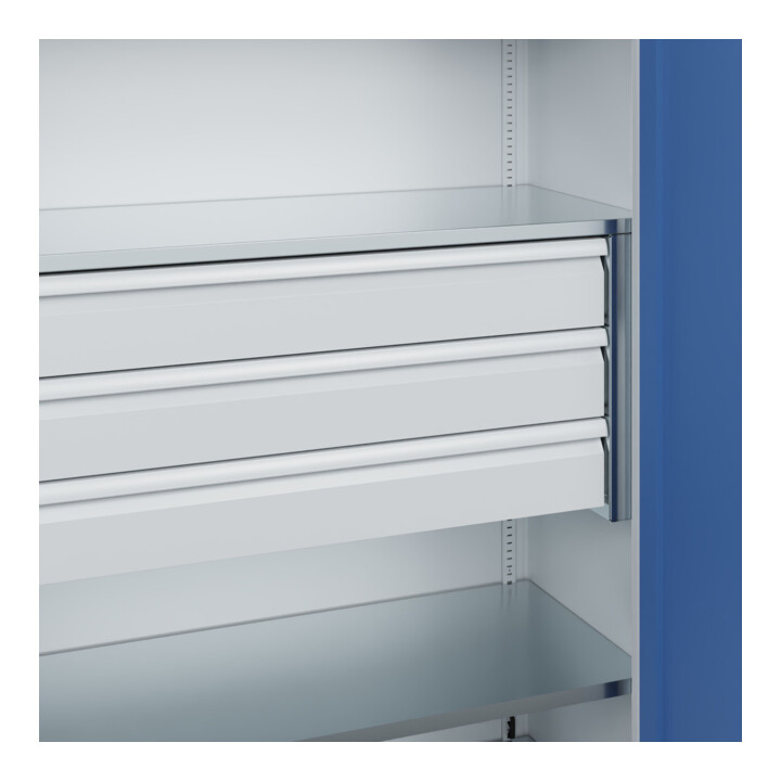 C+P Armoire à charges lourdes Acurado Pro 1950 x 1200 x 500 mm 7035/5023
