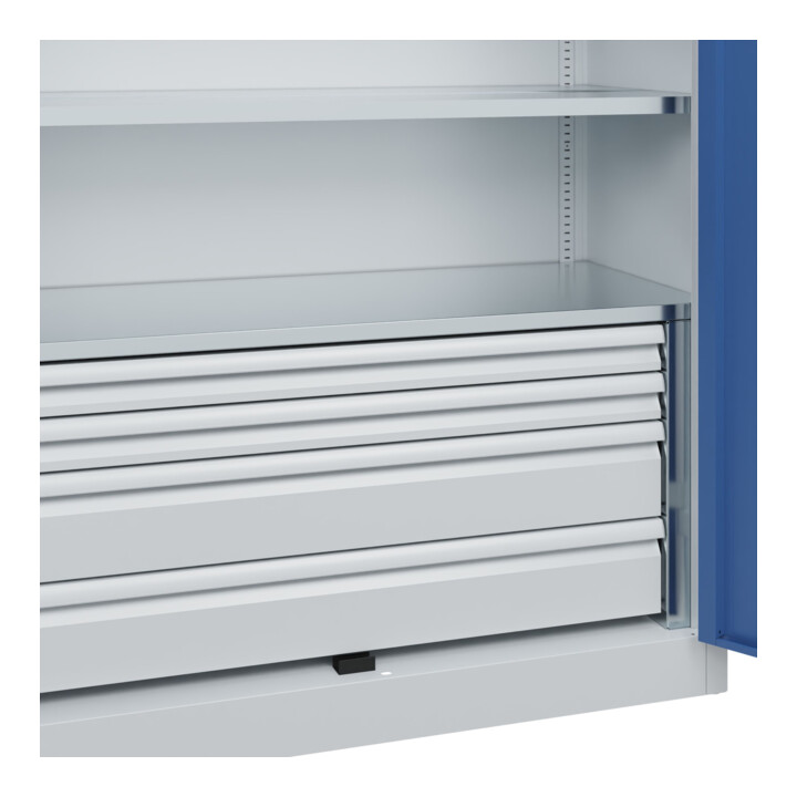 C+P Armoire à charges lourdes Acurado Pro 1950 x 1200 x 500 mm 7035/5023