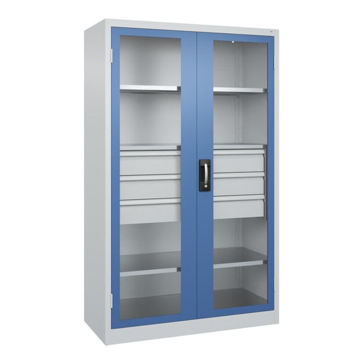 C+P Armoire à charges lourdes Acurado Pro 1950 x 1200 x 500 mm 7035/5023