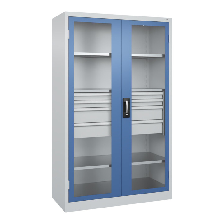 C+P Armoire à charges lourdes Acurado Pro 1950 x 1200 x 500 mm 7035/5023