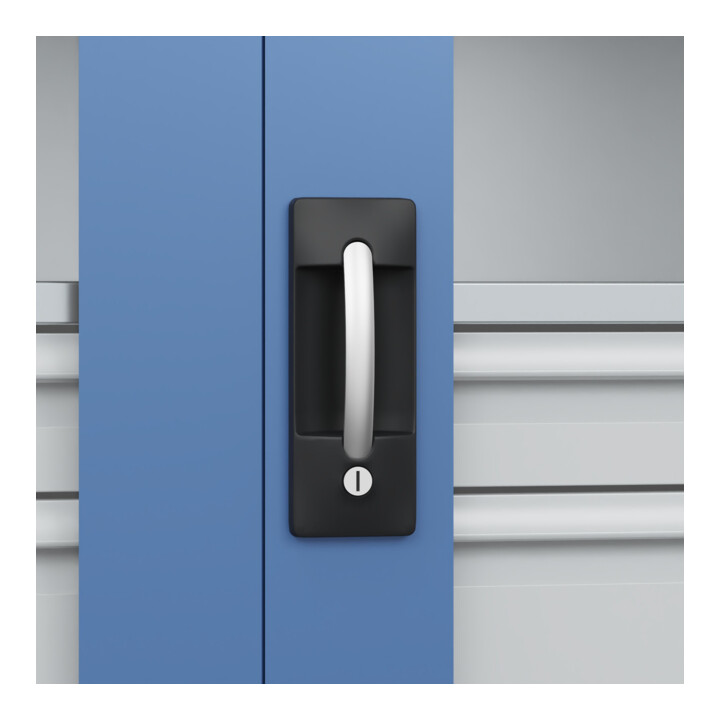 C+P Armoire à charges lourdes Acurado Pro 1950 x 1200 x 500 mm 7035/5023