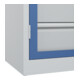 C+P Armoire à charges lourdes Acurado Pro 1950 x 1200 x 500 mm 7035/5023
