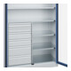 C+P Armoire à charges lourdes Acurado Pro 1950 x 1200 x 500 mm 7035/5023